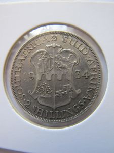 Южная Африка 2 шиллинга 1934