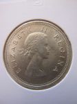 Монета Южная Африка 2 шиллинга 1957 серебро