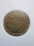 Монета Южная Африка 20 центов 1995 ЮАР