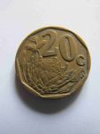 Монета Южная Африка 20 центов 1997 ЮАР
