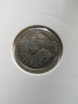Монета Южная Африка  3 пенса 1926 серебро
