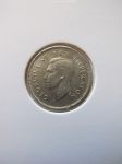Монета Южная Африка  3 пенса 1942 серебро