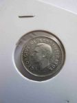 Монета Южная Африка  3 пенса 1943 серебро