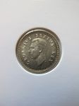 Монета Южная Африка  3 пенса 1950 серебро