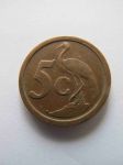 Монета Южная Африка 5 центов 1990 ЮАР
