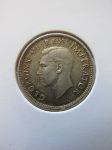Монета Южная Африка 6 пенсов 1940 серебро