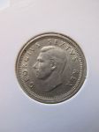 Монета Южная Африка 6 пенсов 1950 серебро