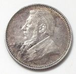 Монета Южная Африка - Трансвааль 6 пенсов 1897 Серебро