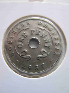Южная Родезия 1 пенни 1937