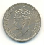 Монета Южная Родезия 2 шиллинга 1948