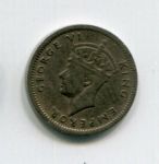 Монета Южная Родезия 3 пенса 1947