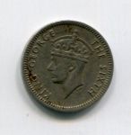 Монета Южная Родезия 3 пенса 1949