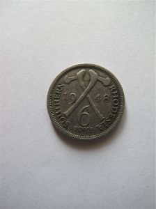 Южная Родезия 6 пенсов 1948