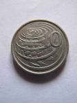 Монета Каймановы острова 10 центов 1977