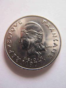 Новая Каледония 20 франков 1977