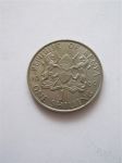 Монета Кения  1 шиллинг 1969