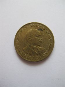 Кения 10 центов 1991