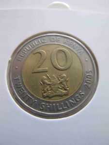 Кения 20 шиллингов 2005