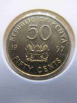 Монета Кения  50 центов 1997