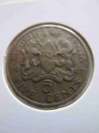 Монета Кения  5 центов 1967