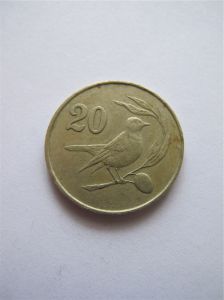 Кипр 20 центов 1983