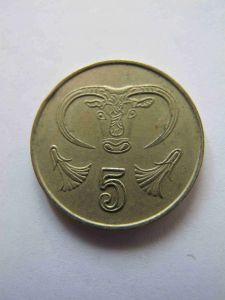 Кипр 5 центов 1987 года
