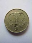Монета Кипр 5 центов 1987 года
