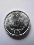 Монета Китай 2 фень 1988