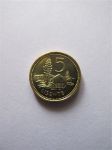 Монета Лесото 5 лисенте 1998