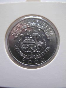 Либерия 5 центов 2000