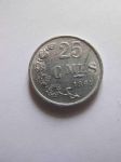 Монета Люксембург 25 сентим 1967