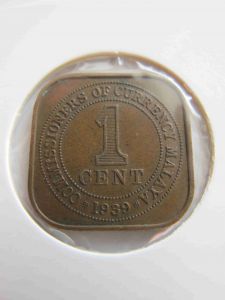 Малайя 1 цент 1939