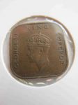 Монета Малайя 1 цент 1939