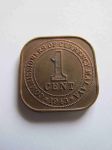 Монета Малайя 1 цент 1943
