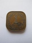 Монета Малайя 1 цент 1945