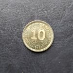 Монета Малайя 10 центов 1948
