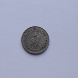 Малайя и Британское Борнео 5 центов 1957 H