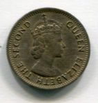 Монета Малайя и Британское Борнео 5 центов 1961