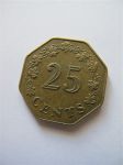 Монета Мальта 25 центов 1975