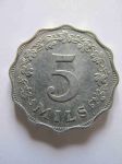 Монета Мальта 5 мил 1972