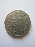 Монета Мальта 50 центов 1972