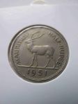 Монета Маврикий 1/2 рупии 1951