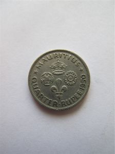 Маврикий 1/4 рупии 1950