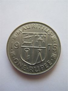 Маврикий 1 рупия 1975