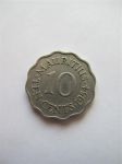 Монета Маврикий 10 центов 1954
