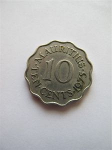 Маврикий 10 центов 1975