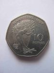 Монета Маврикий 10 рупий 1997