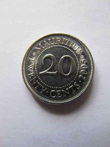 Маврикий 20 центов 2005