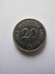 Монета Маврикий 20 центов 2007