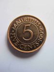 Монета Маврикий 5 центов 1999